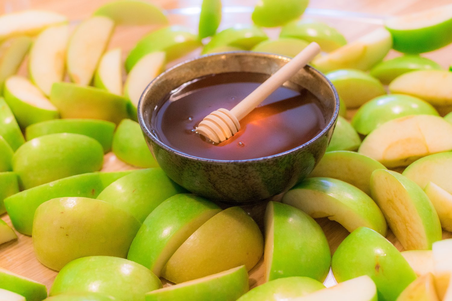Sweet foods are popular during Rosh Hashana, particularly apples dipped in honey. The hope is that eating them will usher in a sweet year.